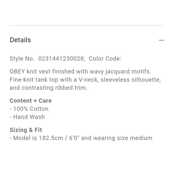 OBEY Men’s Dazed Sweater Vest in Sepia Multi Purple/Brown Pattern Size Medium - Picture 4 of 9